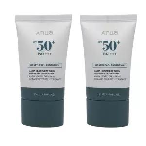 아누아 어성초 실키 모이스처 선크림 50ml 2개