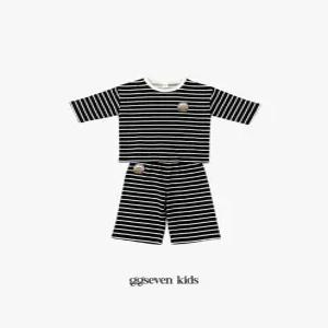 GG7Kids 코코골지 오버핏 7부 봄 어린이집 유아 상하복 등원복세트 키즈 유치원 등원룩