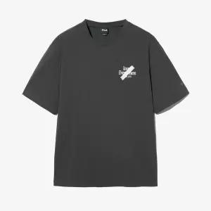 [휠라](광주신세계)[FILA] 냉감 아이코닉 그래픽 반팔티 (FS2RSH2106X_DGY)