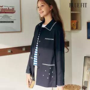 [론칭가 99,000원 3만원 ]블루핏 26SS 아뜰리에 프렌치 린넨 재킷