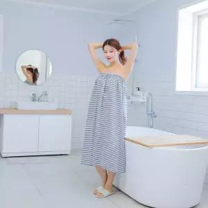 웰컴가운 사우나 마사지 가운 찍찍이 고정 랩 가운 단체 단체복 추천 마사지 샵 가운 VWC001