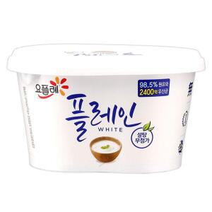 무설탕요플레 플레인화이트 430G/빙그레