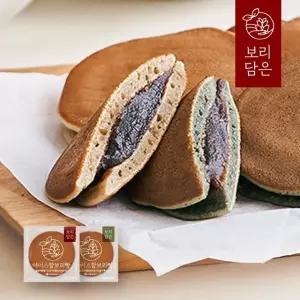 [아이스 찰보리빵] 총 100개(오리지널팥60+쑥40)