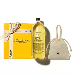 [록시땅](강남점)[기프트] 아몬드 샤워 오일 리필 500ml 세트 (아망드 쉬블리므)(+에코백)