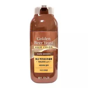 바이아우어 맥주효모 염색제 골든비어이스트 새치커버염색 다크 브라운 240g