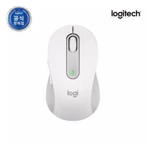 로지텍코리아 공식 시그니처 M650 무소음 무선 마우스 M 화이트