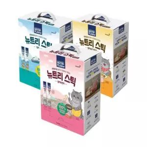 동원 뉴트리플랜 뉴트리스틱 참치, 닭가슴살, 참치연어 14g 100개 모음 고양이 간식 츄르 용품