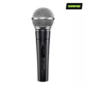 슈어 SHURE SM58SK 보컬용 단일지향성 다이나믹마이크 공연용 (스위치있음)