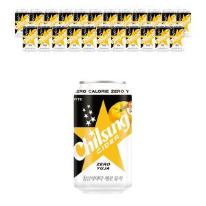 칠성사이다 제로 유자 355ml, 24입, 1개