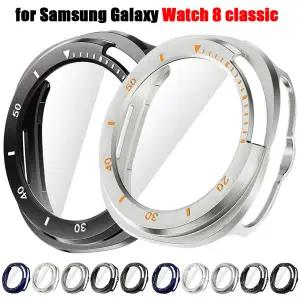 호환  갤럭시 시계 8 클래식 화면 보호기 케이스 갤럭시 Watch8 클래식 용 46mm 긁힘 방지 보호 커버
