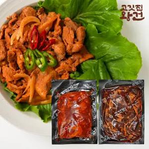 고깃집왕건 대용량 업소용 제육볶음 1kg 돼지 불백 고추장 간장 불고기 두루치기
