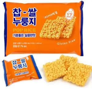 찹쌀 누룽지 288g 국내산 100% 바삭 고소한 수제 전통 간식 야식 어린이집 원룸 선물