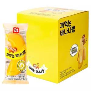 에이스엠앤티 까먹는 바나나빵 8개 62g 간식 학원 학교 만들기 방과후 생일