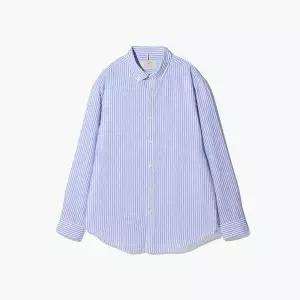 [STCO]린넨 혼방 긴팔 솔리드 셔츠 블루 DDSWA05CTL_P415783068