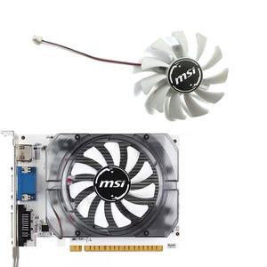MSI GEFORCE GT730 N730 1030 OC V1 ITX 그래픽 카드 교체 팬용 75MM GPU 팬 2PIN HA8010H12F-Z