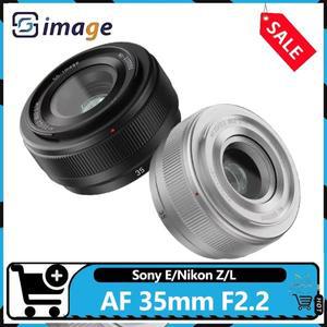 SGimage AF 35mm F2.2 풀프레임 광각 대구경 자동 초점 카메라 렌즈 소니 A7M3 니콘 Z5II 시그마 호환