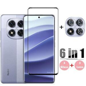 Xiaomi Redmi Note 14 Pro 5G 화면 보호기 강화 유리 3D 보호용 전화 카메라 렌즈 필름 용 6in1Glass