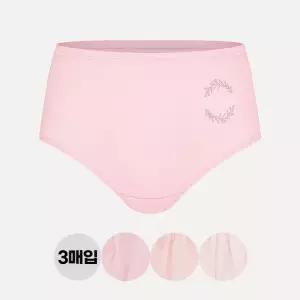 BYC 여성 면팬티 맥시 삼각팬티 95 부터 큰 사이즈 110 115 3매입
