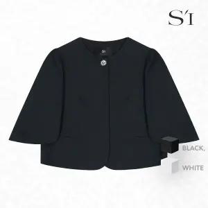 [SI]라운드넥 크롭 반팔 자켓(SM-JAE2149)_epc