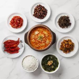 국내제조 조은찬 대용량 식당밑반찬 장아찌류 간장고추지/알마늘/간장깻잎/양념깻잎 외8종 4kg