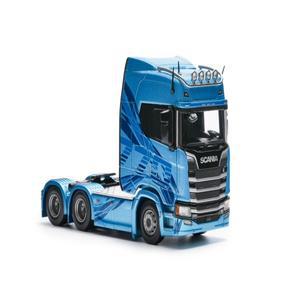 몽테조이 마스디 1/64 스카니아 770S V8 트럭 화이트 호우 HW1006 밀리터리 합금 자동차 모델 미니어처 다