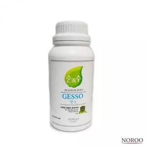 [콩심팥심]내부용 수성 페인트 프라이머 하얀색 젯소 500ml