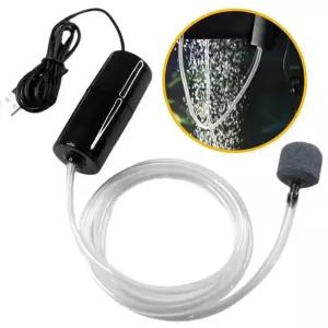 휴대용기포기 낚시 기포 발생기 산소 소형 펌프 자동 휴대용 미니 USB 충전 물고기 탱크 농업 수족관