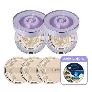 에이지20s 다이아 물광샷 앰플 에센스 팩트 본품 2개+리필 3개+케이스
