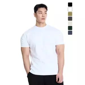 BYSEC 퍼펙트 특양면 무지 머슬핏 반팔 티셔츠_7Color