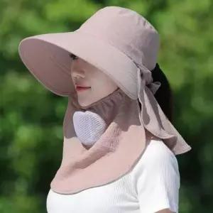 썬캡 농사 모자 밭일 여성 플랩캡 작업 야외활동 햇빛 가리개 자외선 차단 챙 넓은 버킷햇 등산