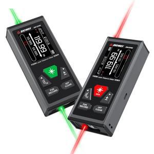 SNDWAY SW-DR60 DR100 DG60 양방향 레이저 거리 측정기 듀얼 데이터 저장 기능이 있는 2방향