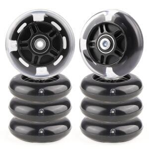 GLADEER 인라인 스케이트 휠 라이트 업 실외 교체 ABEC-7 휠, 실내 85A