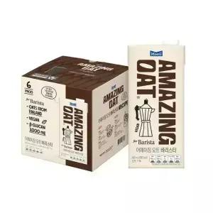 매일유업 어메이징 오트 바리스타 950ml x 6개입 (1BOX) / 대용량 귀리 오트밀 간편식사
