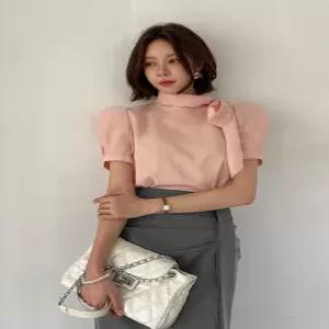 [다바걸][DB made] 메르덴리본블라우스