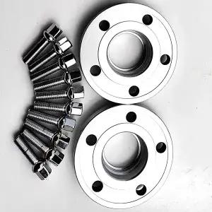 허브스페이스 휠 2개 15mm 허브센트릭 스페이서 5x130 71.6mm CB 14x1.5 볼 볼트 포르쉐 카이엔 파나메라