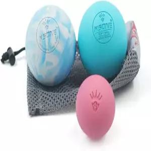 KSONE 마사지 로스 볼 근안면 릴리스 및 포인트 용 미니 하나로 구성된 2단 소프트 세트