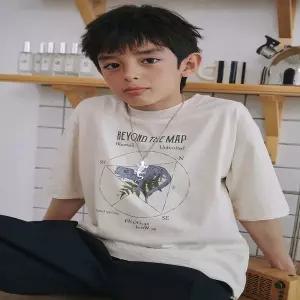 [대구백화점] [블루테일]베이지 데끼 반팔 티셔츠(AAB3TS06BG)