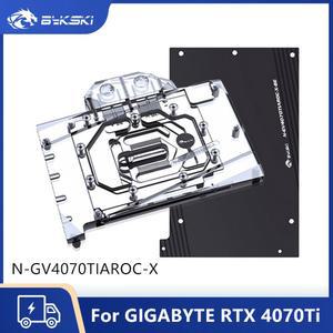 커스텀수냉 BYKSKI GPU 수냉 기가바이트 GIGABYTE RTX 쿨러 4070TI 쿨링 VGA 전면 AEROGAMINGTWF3 OC