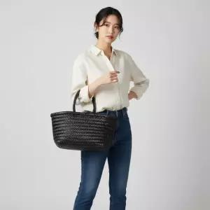 드래곤디퓨전 수입 26SS 밤부 트리플 점프 스몰 토트백 8811 BLACK
