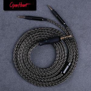 OPENHEART 16 코어 헤드폰 케이블 오디오 테크니카호환 ATH-R70x XLR 4.4mm 3.5mm 2m 3m 리뉴얼 밸런스드