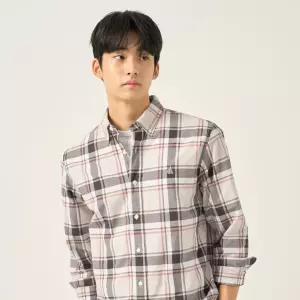빈폴 멘 멀티 체크 셔츠 베이지 BC5864C18A LL C18A