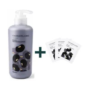 청미정 흑곡 샴푸 500ml + 21ml 정미정 모발 탄력 단백질케어 두피 유분 개선