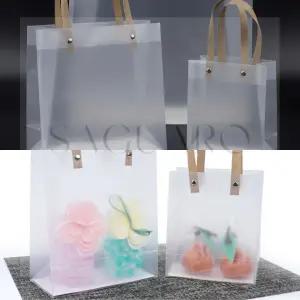 SG 반투명 쇼핑백 투명손잡이종이가방 선물백 손잡이종이봉투