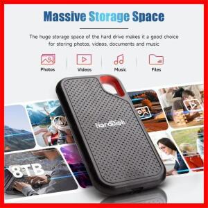 2TB/4TB  외장 SSD  전송 솔리드 스테이트 드라이브 128TB 대용량 방수 하드 디스크 저장 장치(노트북/전화