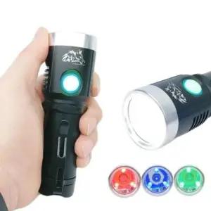 휴대용 탐사과학 RGB 울브스 XML 포맨 LED손전등 (본품) L2