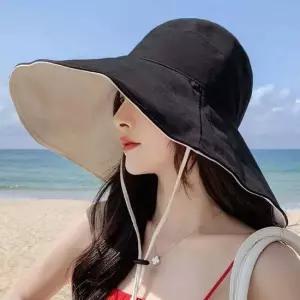 챙큰 벙거지 모자 여름 챙 넓은 여자 버킷햇 DD-12767 챙큰모자