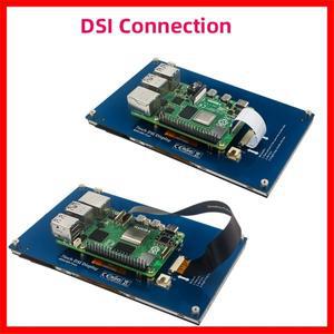 라즈베리 파이 5 4B 3B + IPS 디스플레이 용 7 인치 DSI 터치 스크린 RPI Pi5 표준 모니터가있는 800*480 L