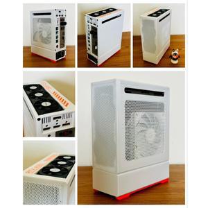 각설탕 미니 ITX PC 케이스 3.7L 소형 섀시 4060 5060 반높이 그래픽 카드 호환 컴퓨터 본체