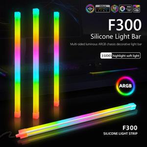 유연한 RGB 라이트 스트립 30cm 5V 3 핀 LED 바 컴퓨터 PC 케이스 섀시 용  멀티 컬러 AURA SYNC 분위기 램