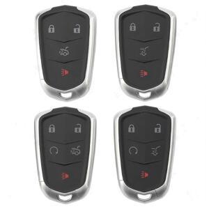 4/5 버튼 교체 원격 키 셸  캐딜락 SRX XTS ATS XT4 XT5 CT6 CTS 포브 케이스 (블레이드 포함) 자동차 액세